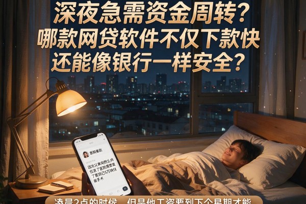 深夜急需资金周转？哪款网贷软件不仅下款快还能像银行一样安全？