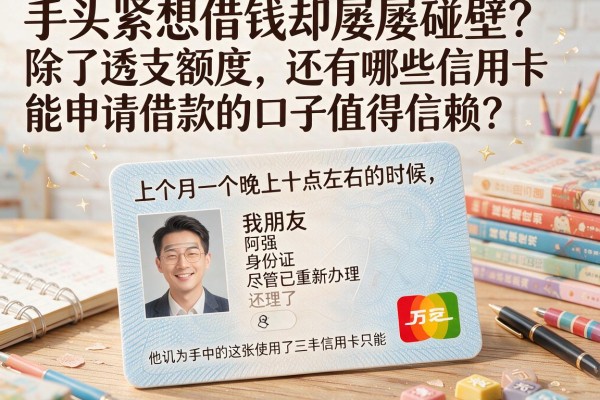 手头紧想借钱却屡屡碰壁？除了透支额度，还有哪些信用卡能申请借款的口子值得信赖？