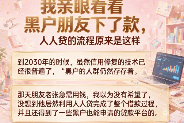 我亲眼看着黑户朋友下了款，人人贷的流程原来是这样
