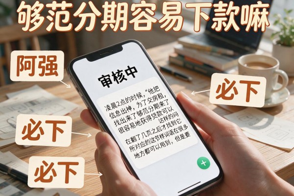 够范分期容易下款嘛,罗列五个必下的小额贷款软件