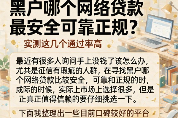 黑户哪个网络贷款最安全可靠正规？实测这几个通过率高