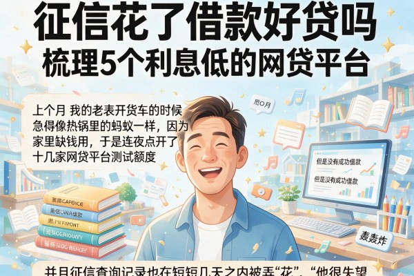 征信花了借款好贷吗，梳理5个利息低的网贷平台