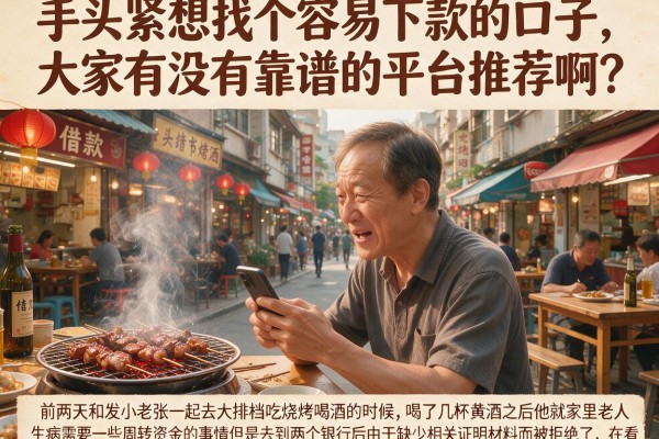 手头紧想找个容易下款的口子，大家有没有靠谱的平台推荐啊？