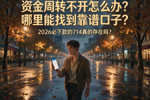 资金周转不开怎么办？哪里能找到靠谱口子？2026必下款的714真的存在吗？