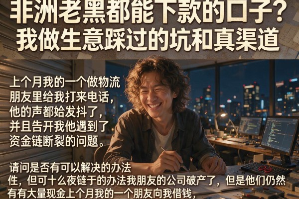 非洲老黑都能下款的口子？我做生意踩过的坑和真渠道