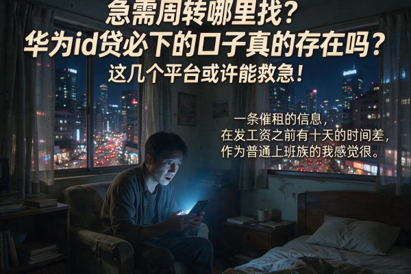 急需周转哪里找？华为id贷必下的口子真的存在吗？这几个平台或许能救急！