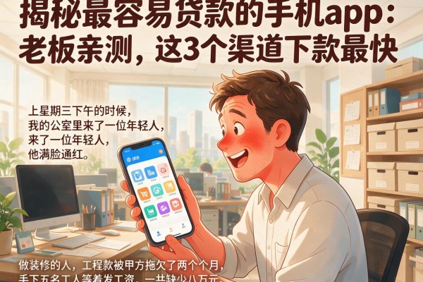 揭秘最容易贷款的手机app：老板亲测，这3个渠道下款最快
