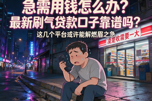 急需用钱怎么办?最新刷脸贷款口子靠谱吗?这几个平台或许能解燃眉之急