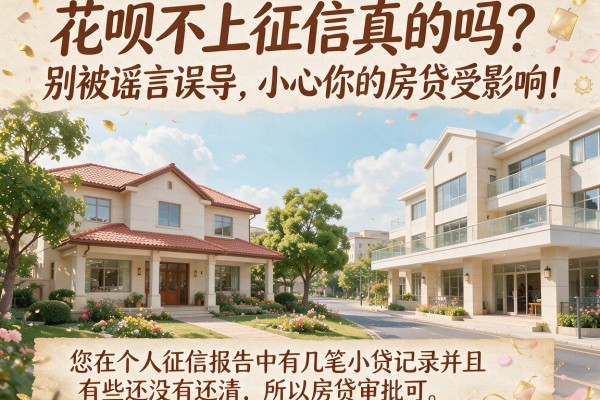 花呗不上征信真的吗？别被谣言误导，小心你的房贷受影响！