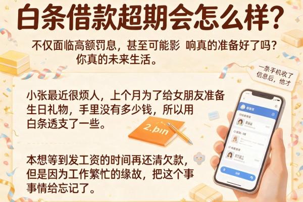 白条借款超期会怎么样？不仅面临高额罚息，甚至可能影响未来生活，你真的准备好了吗？