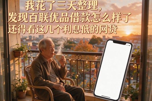 我花了三天整理，发现百联优品借款怎么样了还得看这几个利息低的网贷app