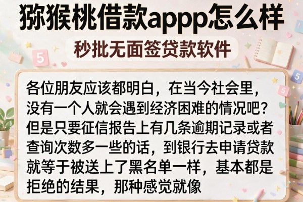 猕猴桃借款app怎么样，罗列5个秒批无面签贷款软件