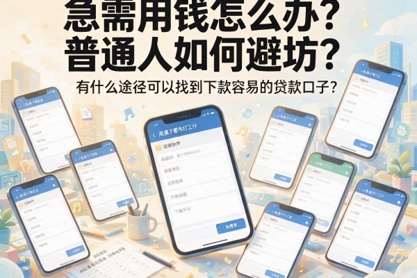 急需用钱怎么办？普通人如何避坑？有什么途径可以找到下款容易的贷款口子？