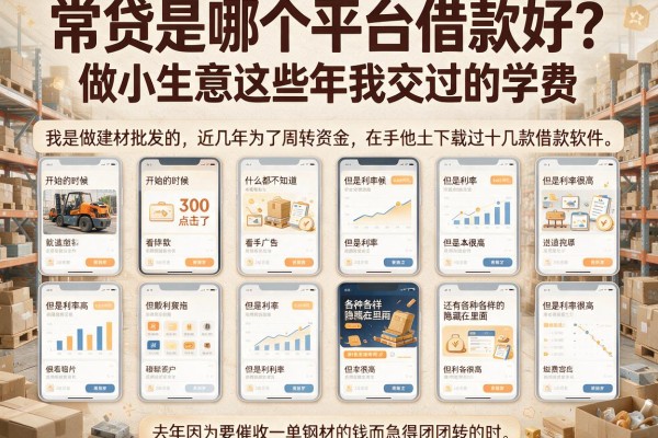 常贷是哪个平台借款好？做小生意这些年我交过的学费