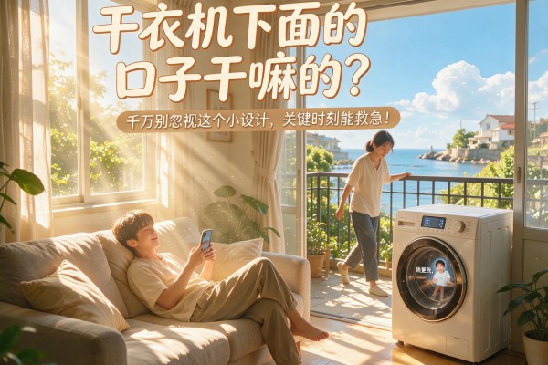 干衣机下面的口子干嘛的？千万别忽视这个小设计，关键时刻能救急！