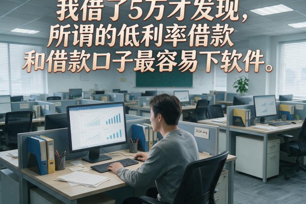 我借了5万才发现,所谓的低利率借款和借款口子最容易下软件,全是套路