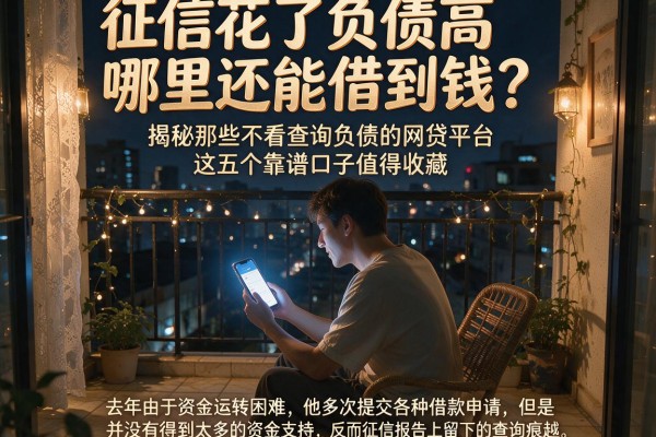 征信花了负债高哪里还能借到钱?揭秘那些不看查询负债的网贷平台,这五个靠谱口子值得收藏