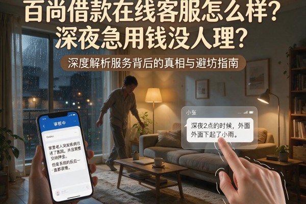 百尚借款在线客服怎么样？深夜急用钱没人理？深度解析服务背后的真相与避坑指南