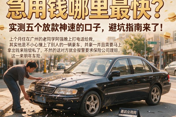 急用钱哪里最快？实测五个放款神速的口子，避坑指南来了！