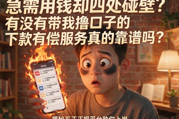 急需用钱却四处碰壁？有没有带我撸口子的下款有偿服务真的靠谱吗？揭秘五大正规平台助你上岸
