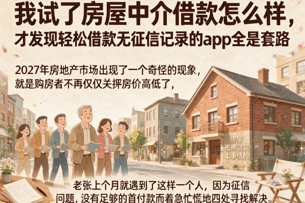 我试了房屋中介借款怎么样，才发现轻松借款无征信记录的app全是套路