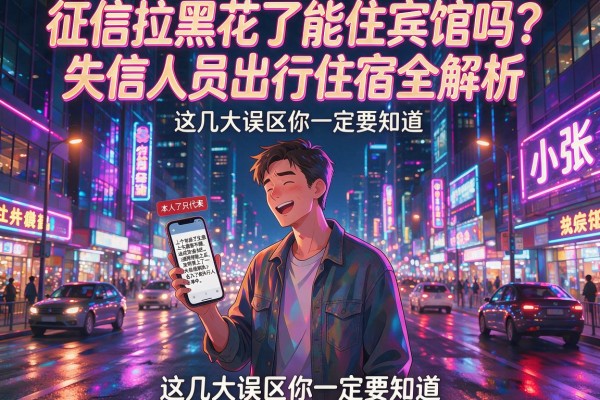 征信拉黑花了能住宾馆吗?失信人员出行住宿全解析,这几大误区你一定要知道