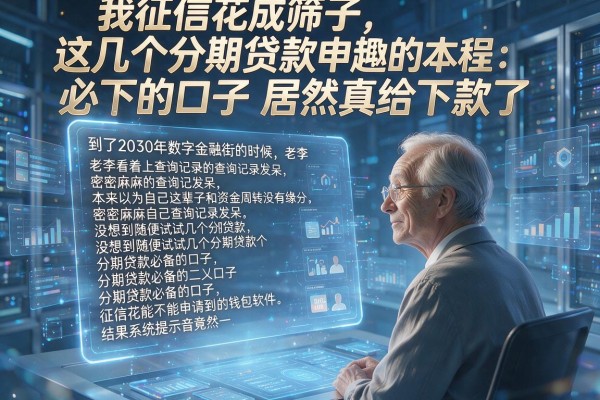 我征信花成筛子，这几个分期贷款必下的口子居然真给下款了