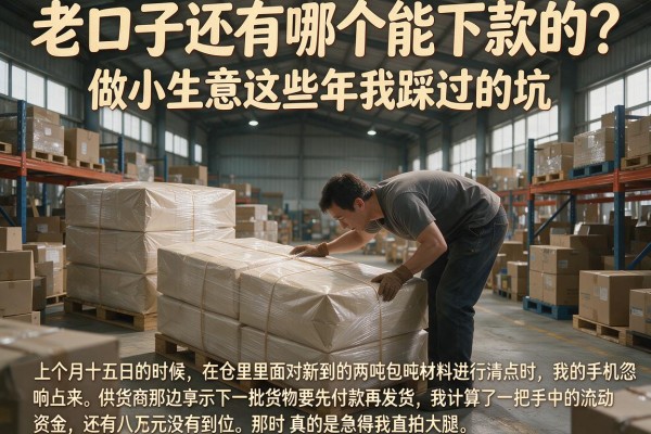 老口子还有哪个能下款的？做小生意这些年我踩过的坑