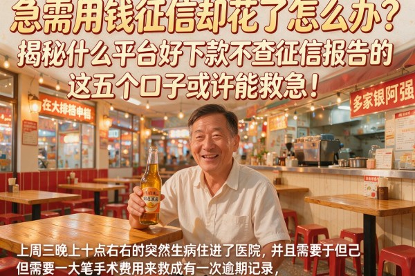 急需用钱征信却花了怎么办?揭秘什么平台好下款不查征信报告的,这五个口子或许能救急!