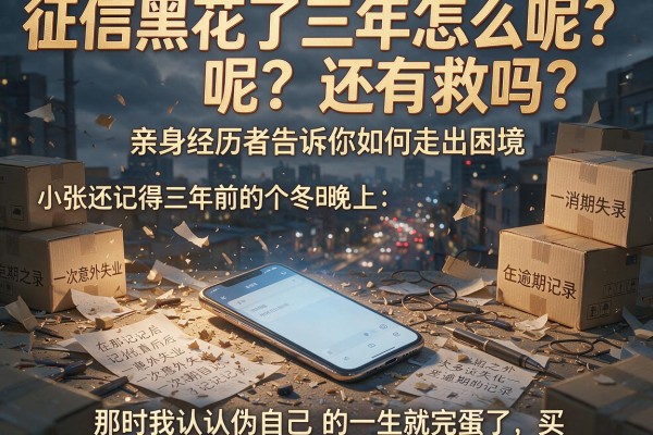 征信黑花了三年怎么办呢？还有救吗？亲身经历者告诉你如何走出困境