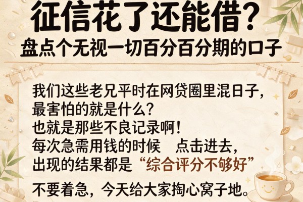 征信花了还能借？盘点五个无视一切百分百分期的口子，亲测靠谱