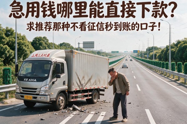 急用钱哪里能直接下款？求推荐那种不看征信秒到账的口子！