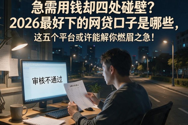 急需用钱却四处碰壁？2026最好下的网贷口子是哪些，这五个平台或许能解你燃眉之急！
