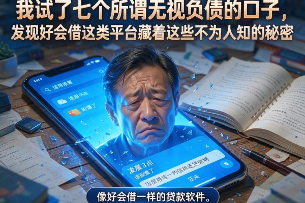 我试了七个所谓无视负债的口子，发现好会借这类平台藏着这些不为人知的秘密