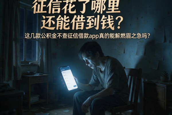 征信花了哪里还能借到钱？这几款公积金不查征信借款app真的能解燃眉之急吗？