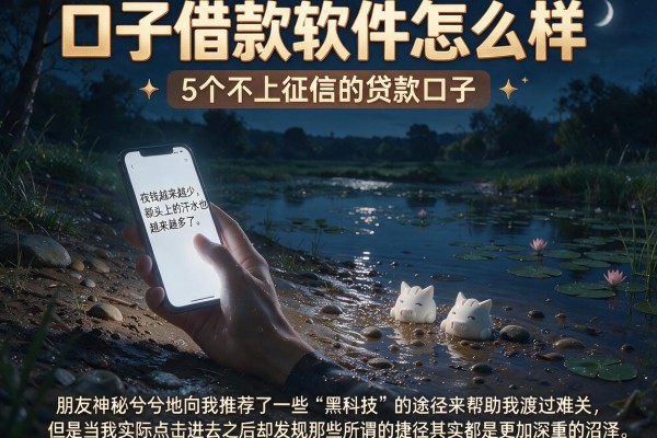 口子借款软件怎么样,详细阐述5个不上征信的贷款口子