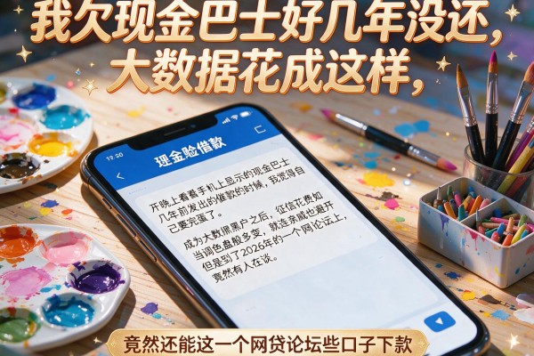 我欠现金巴士好几年没还，大数据花成这样，竟然还能在这些口子下款