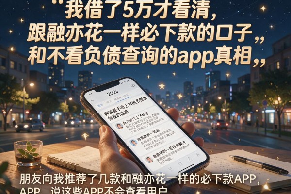 我借了5万才看清，跟融亦花一样必下款的口子和不看负债查询的app真相