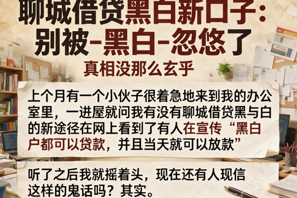 聊城借贷黑白新口子：别被-黑白-忽悠了，真相没那么玄乎