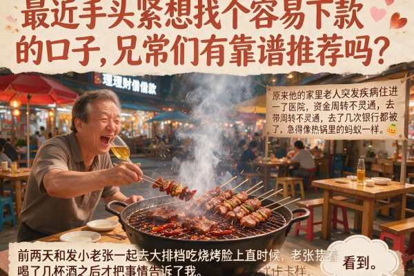 最近手头紧想找个容易下款的口子，兄弟们有靠谱推荐吗？