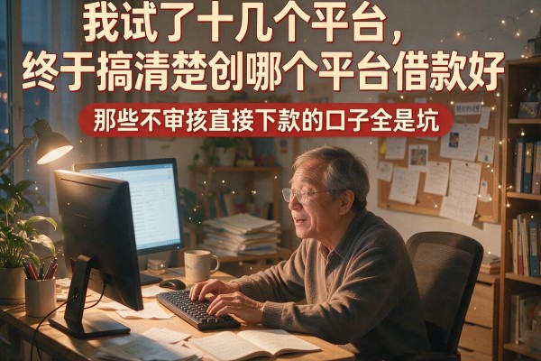 我试了十几个平台，终于搞清楚创薪贷在哪个平台借款好，那些不审核直接下款的口子全是坑