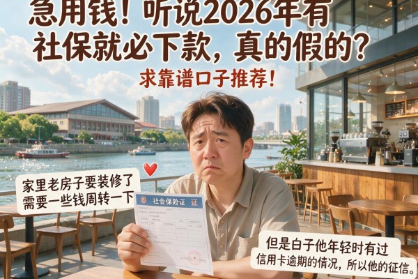 急用钱！听说2026年有社保就必下款，真的假的？求靠谱口子推荐！