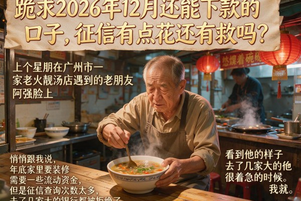 跪求2026年12月还能下款的口子，征信有点花还有救吗？