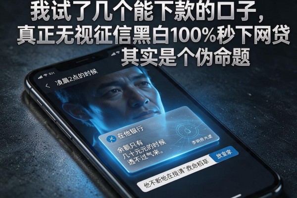 我试了几个能下款的口子，真正无视征信黑白100%秒下网贷其实是个伪命题
