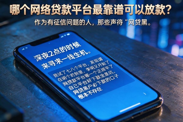 我试了七八个平台，发现所谓网贷款平台哪一个正规平台好下款全是坑，网贷黑户必下款的口子根本不存在
