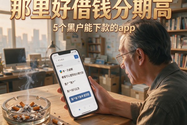 那里好借钱分期高，详细阐述5个黑户能下款的app
