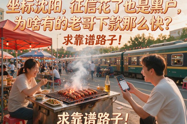 坐标沈阳，征信花了也是黑户，为啥有的老哥下款那么快？求靠谱路子！