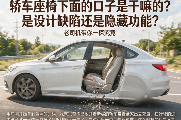 轿车座椅下面的口子是干嘛的?是设计缺陷还是隐藏功能?老司机带你一探究竟
