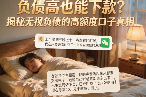 负债高也能下款？揭秘无视负债的高额度口子真相