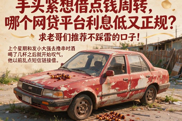 手头紧想借点钱周转,哪个网贷平台利息低又正规?求老哥们推荐不踩雷的口子!